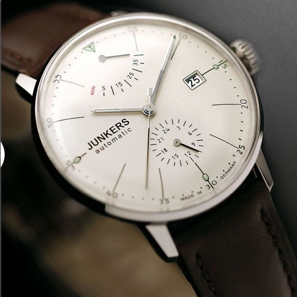 Junkers Bauhaus Automatic Watch Power Reserve - Picture 1 of 16